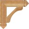 Ekena Millwork Legacy Arts & Crafts Rough Sawn Bracket, Western Red Cedar, 4"W x 18"D x 18"H BKT04X18X18LEC03RWR - alternate 4